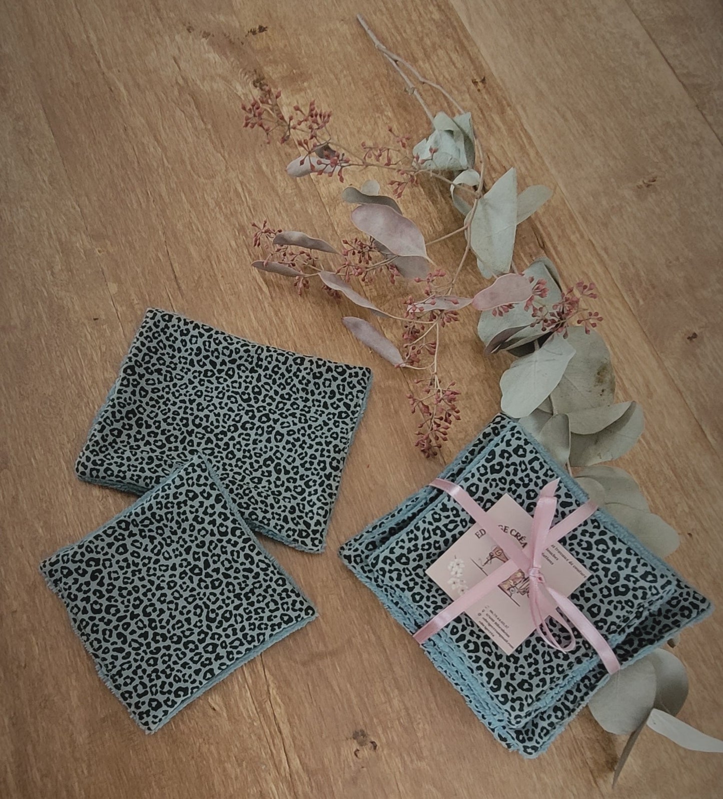 Lot de 7 lingettes démaquillantes "jungle chic"