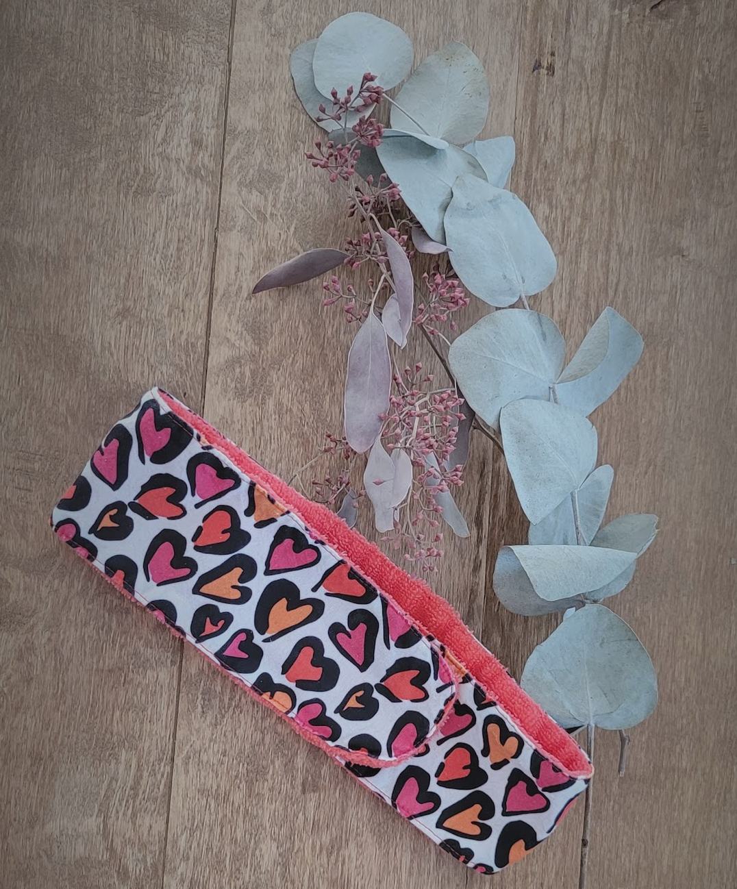 Bandeau de démaquillage "coeur"